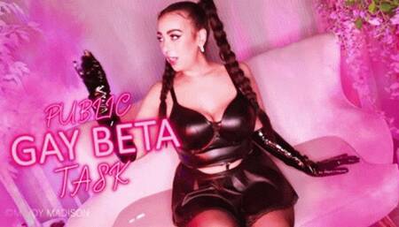 PUBLIC BETA GAY COCK TASK