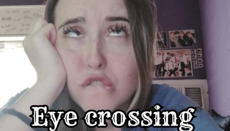 Crossing the eyes