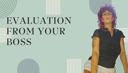 Evaluation from your boss