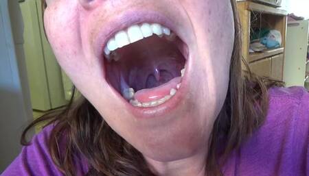 Mouth In Natural Light Without Lipstick