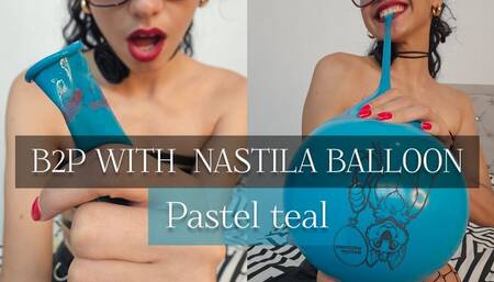 Blow to pop Nastila Balloon Pastel teal