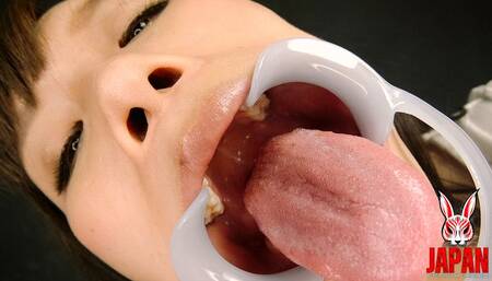 Tongue Observation & Saliva Fetishism - Ai Kayama