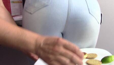 Two sexy cheerleaders competing for the longest fart Part 2 By Scarlet White and Adriana full hd