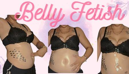 Belly fetish navel