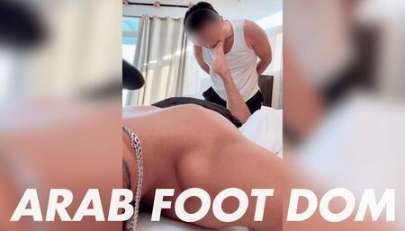 Arab Master Foot Gagging for Stupid Slave
