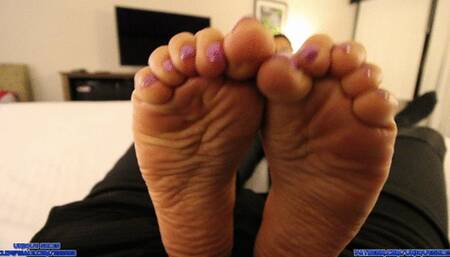 Foot worship tease pov