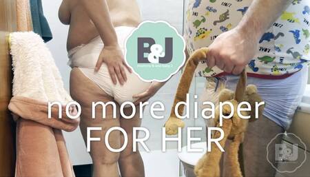 No more diaper for her
