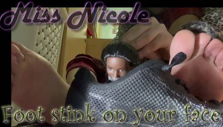 Foot stink on your face