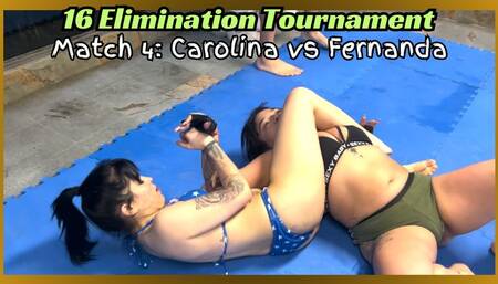 Fight 4 - 16 Person Elimination Tournament - Fernanda vs Carolina (mov)