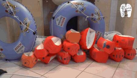 Inflatables under Sneakers and Heels