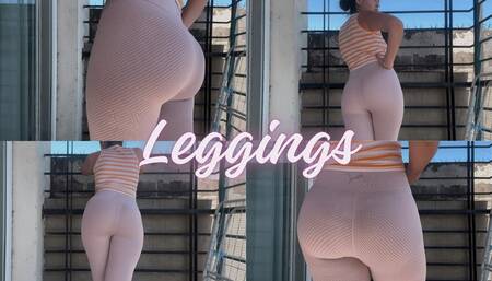 Showing my leggings outside
