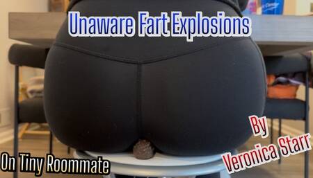 Veronica Starr's First Unaware Giantess Farting Experience!