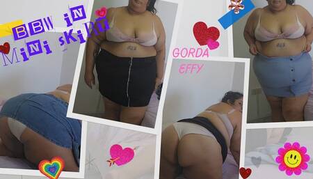 BBW In Mini Shirt for date night