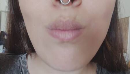 Eating cherry tomatoes