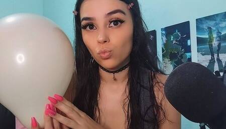 Baloes - falando e enchendo baloes