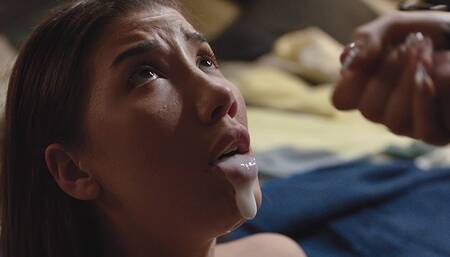 Tomboy Girl Grows Futa Cock - Cum Whore Layla Bursting With Cum Anal Creampie