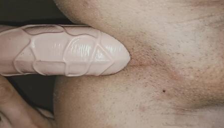 Slow Penetration with Dildo