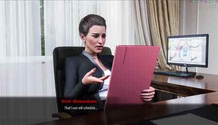 MILFs of Sunville by L7team - Watching the Principal Masturbating 57