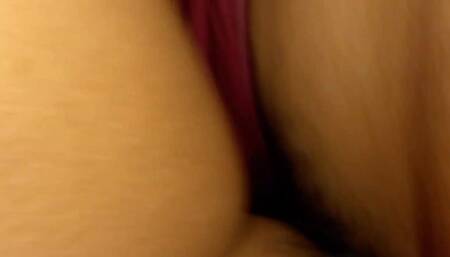 My Roommate Fucks Me Hard in Missionary Then Pull My Hair While Fucking in Doggystyle While Cuckold Works