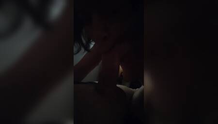 Filming my face during blowjob