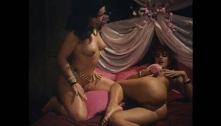 Two Amazing Bisexual MILFs with Hairy Pussy Fucked and Cummed on Big Tits by Huge Vintage Cock