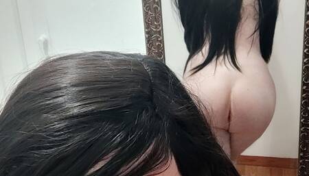 Fucking My Ass in the Bathroom
