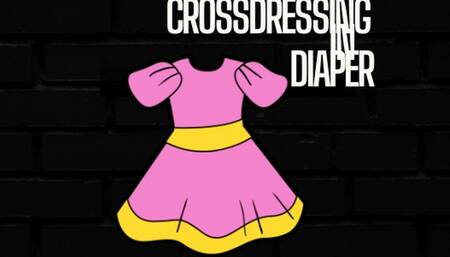 Adult Baby Crossdressing In Diaper - ABDL Made To Crossdress Mesmerize