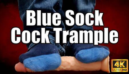 KingMarti: Blue Sock Cock Trample 4k UHD CBT