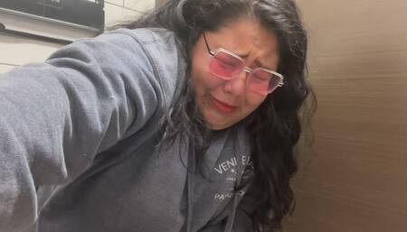 plops plops busy public toilet