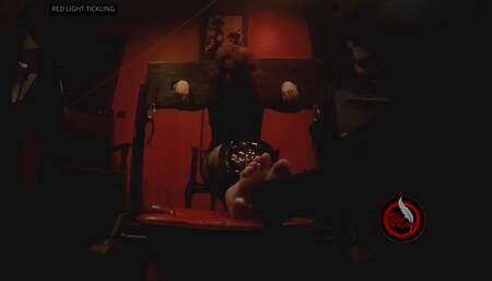 POV: Ticklish Chiara | Cruel Feet & Armpit Tickling in Stocks