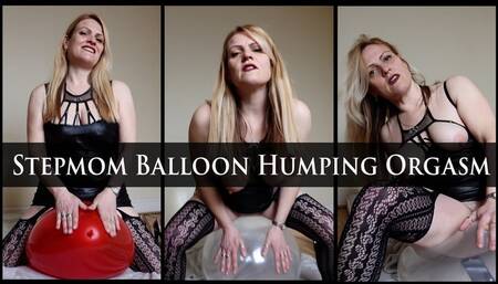 Stepmom Balloon Humping Orgasm