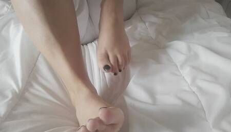 My feet close-up