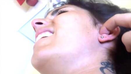 PUSHING FINGERS IN EAR PART 2-WMV