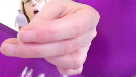 Playing with giantess Lady Liliana