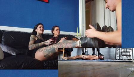 Ozzora & Jina Double Domination - Trampling, Boots & Socks Worship - FULL VERSION UNCUT