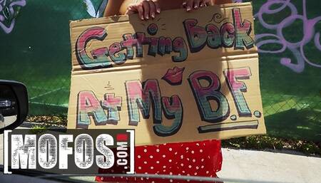 MOFOS - Stranded Hitchhiker Emma Hix gives some Roadhead