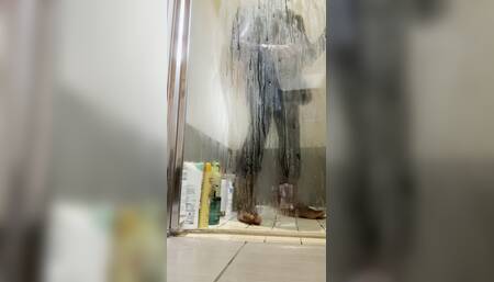 Joss After Surf Shower Tricks Part 1
