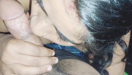 Housewife Cum in Mouth Best Blowjob Indian Homemade Couple