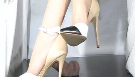 Cockbox 0125 Tricolor Heel Cum and Playing