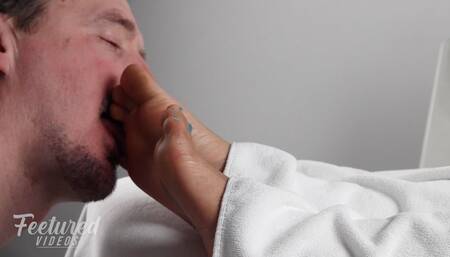 Get down on your knees and worship my feet