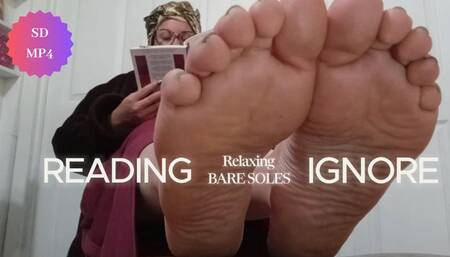 Mx Kitty Bababalon's Reading Relaxing Bare Soles Ignore SD