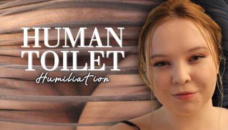 HUMAN TOILET HUMILIATION - FEMDOM POV VERBAL HUMILIATION