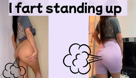 Come kneel down here and suck my long Farting