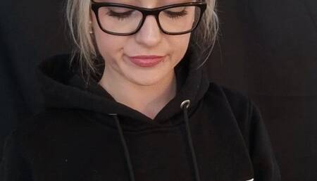 Dangling while doing my haire - nose exhales only