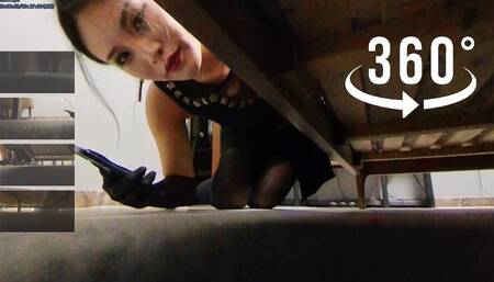 VR360 Humiliation and playing with tiny men