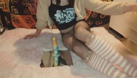 Just me fucking myself In a fluffy teddy outfit ????