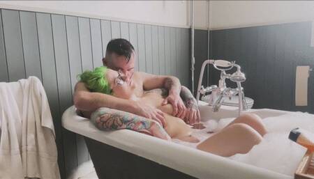 Romantic Bath Leads To Hot Facial