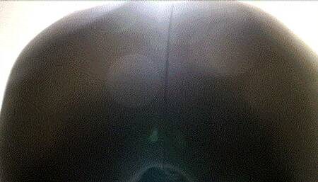 Leather ass with fart on your face