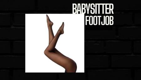 Domme Babysitter Diaper Rubbing Nylon Stocking Pantyhose Footjob