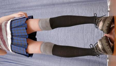 18 yo anime girl tramples my floor-face with Doc Martens shoes (part 3 of 12), flo008x 2160p